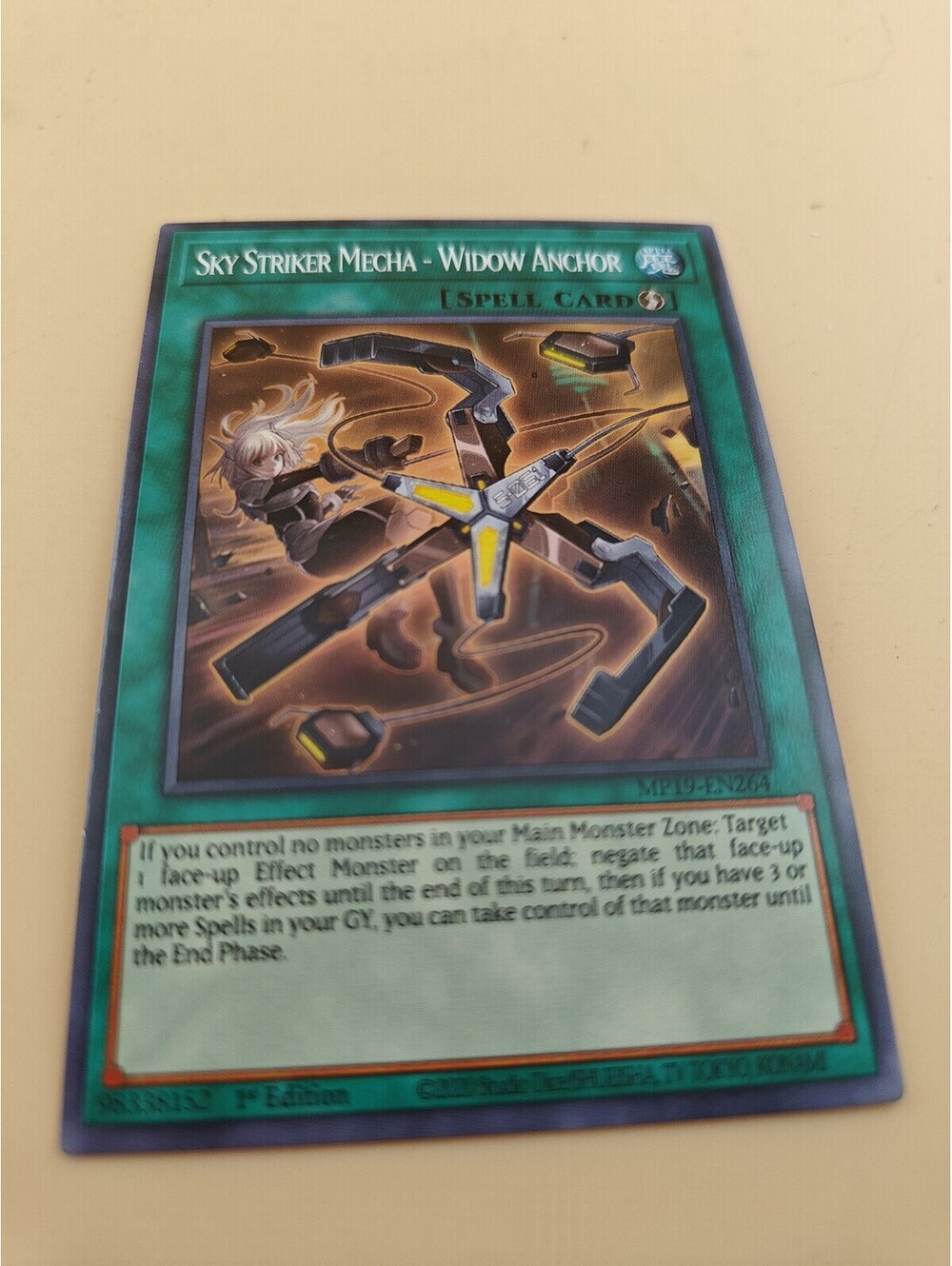 Yu-Gi-Oh! Sky Striker Mecha - Widow Anchor MP19-EN264 Ultra Rare 1st Edition